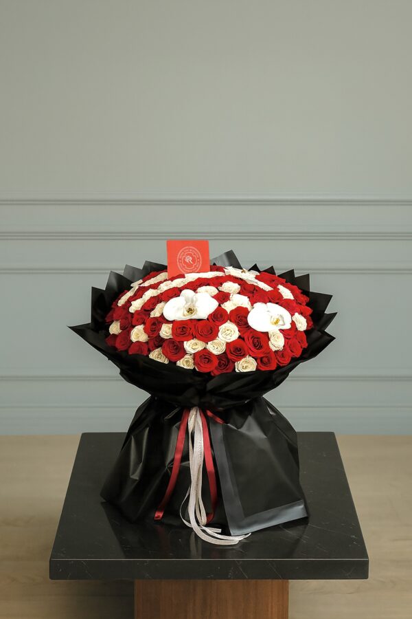 Blush Symphony In Red and White
